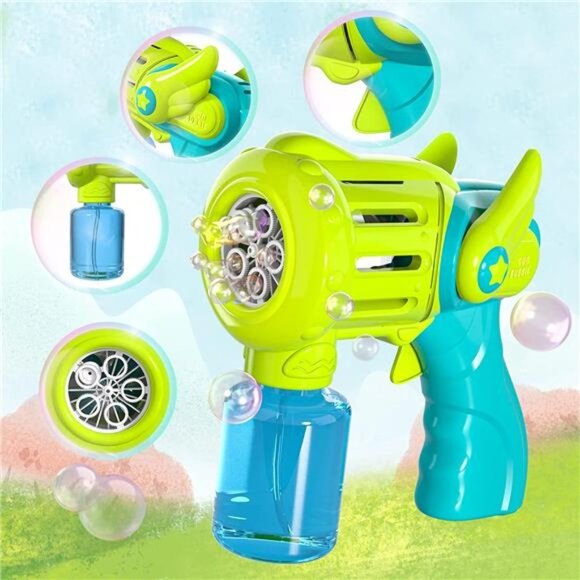 Bubble Machine Gun for Kids, Bubble Blower for  Toddlers - Picture 4 of 6